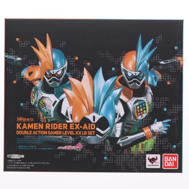 【中古即納】[FIG] 魂ウェブ商店限定 S.H.Figuarts(フィギュアーツ) 仮面ライダーエグゼイド ダブルアクションゲーマー レベルXX LRセット 完成品 可動フィギュア バンダイ(20171130)
