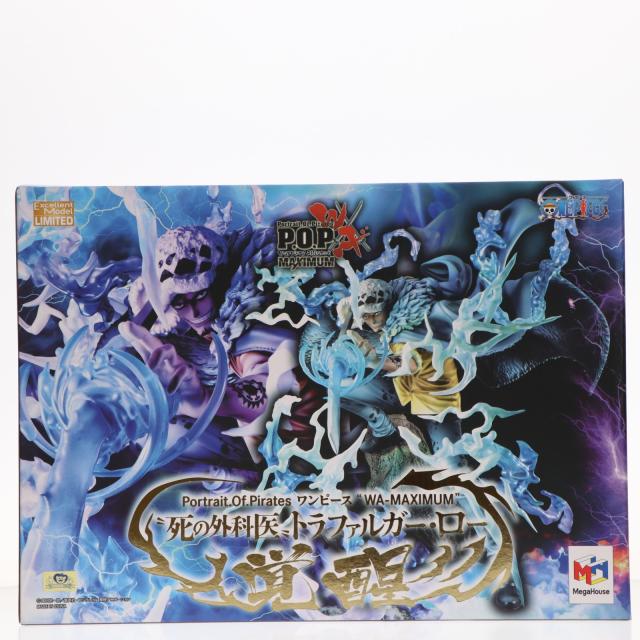 【中古即納】[FIG] Portrait.Of.Pirates P.O.P WA-MAXIMUM 『死の外科医』 トラファルガー・ロー【覚醒】 ONE PIECE(ワンピース) 完成品 フィギュア プレミアムバンダイ 一部店舗 オンラインショップ限定 メガハウス(20251226)