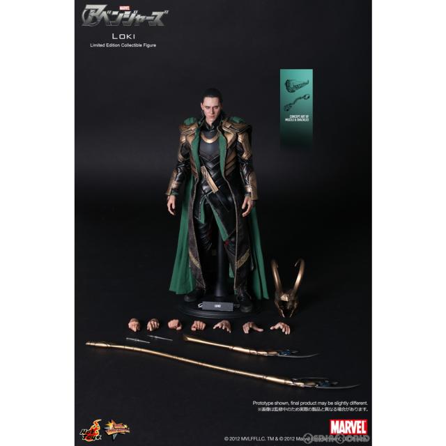 【中古即納】[FIG] ムービー・マスターピース ロキ アベンジャーズ 1/6 完成品 可動フィギュア(MM#176) ホットトイズ(20130430)