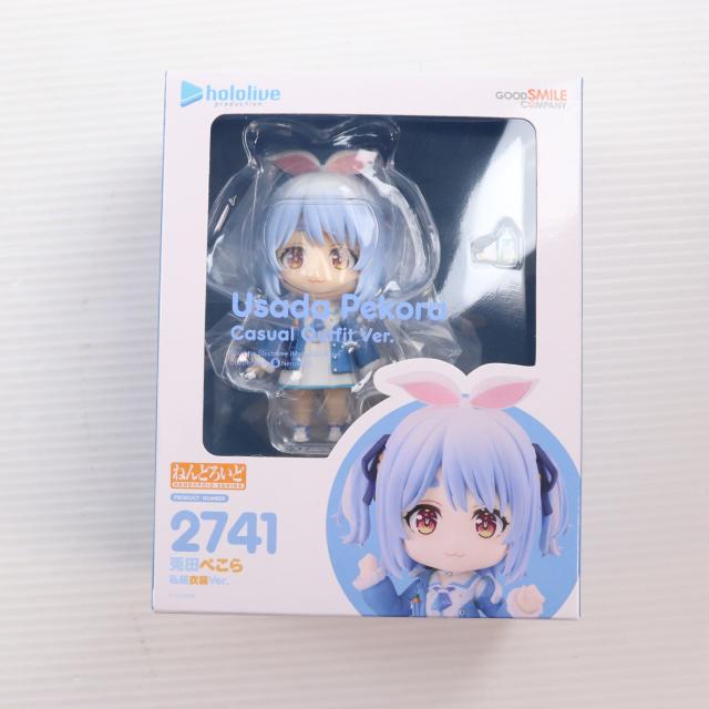 【中古即納】[FIG] ねんどろいど 2741 兎田ぺこら(うさだぺこら) 私服衣装Ver. ホロライブプロダクション 完成品 可動フィギュア GOOD SMILE ONLINE SHOP あみあみ アニメイト限定 グッドスマイルカンパニー(20251031)