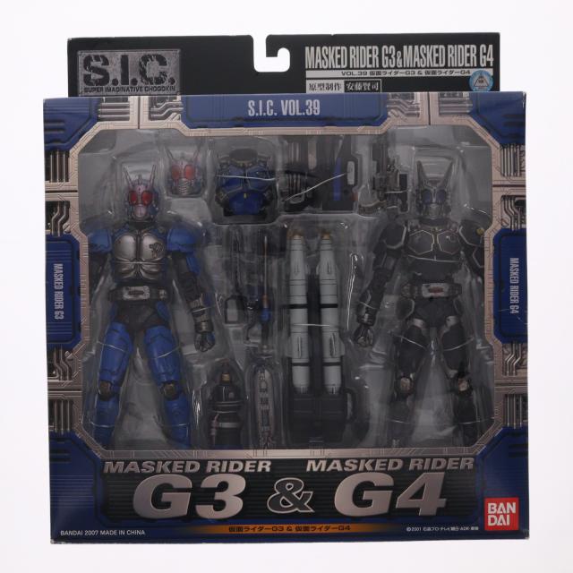 【中古即納】[FIG] S.I.C. VOL.39 仮面ライダーG3 仮面ライダーG4 仮面ライダーアギト 完成品 可動フィギュア バンダイ(20070731)