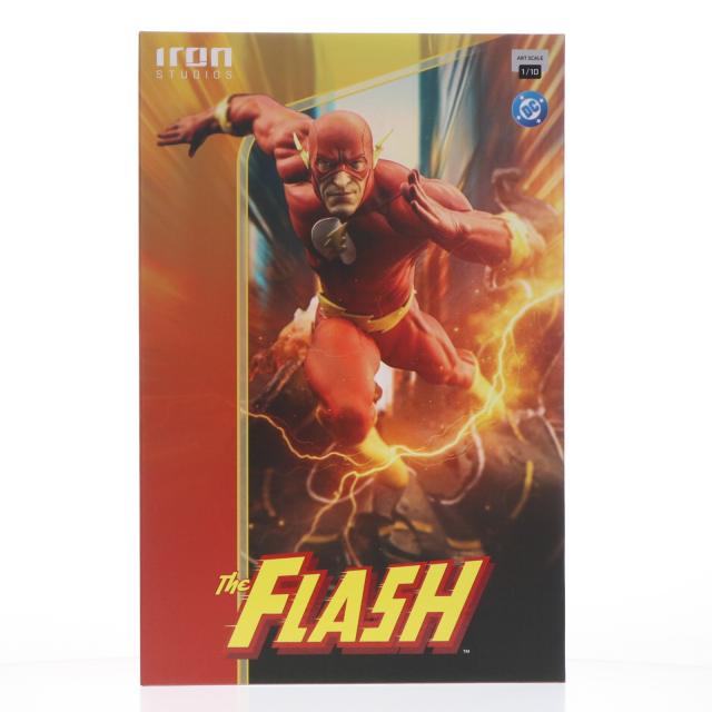 【中古即納】[FIG] 「アートスケール」 フラッシュ(アンリーシュド)[コミック] アイアン・スタジオ スタチュー 『DC』 1/10 完成品 フィギュア アイアンスタジオ(20251231)
