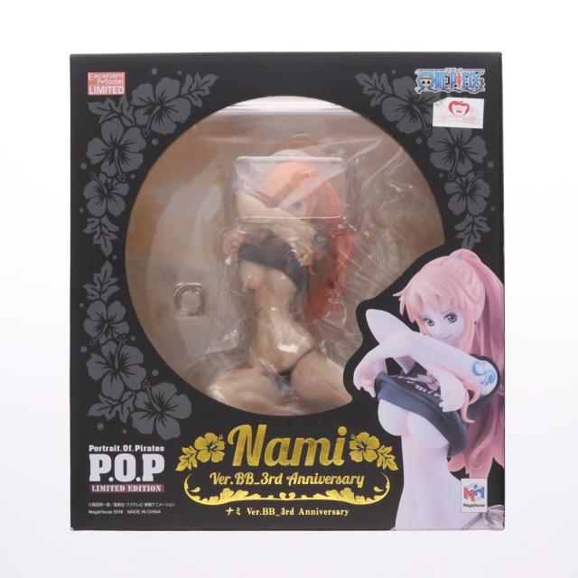 【中古即納】[FIG] 一部店舗限定 Portrait.Of.Pirates P.O.P LIMITED EDITION ナミVer.BB_3rd Anniversary ONE PIECE(ワンピース) 1/8 完成品 フィギュア メガハウス(20180930)