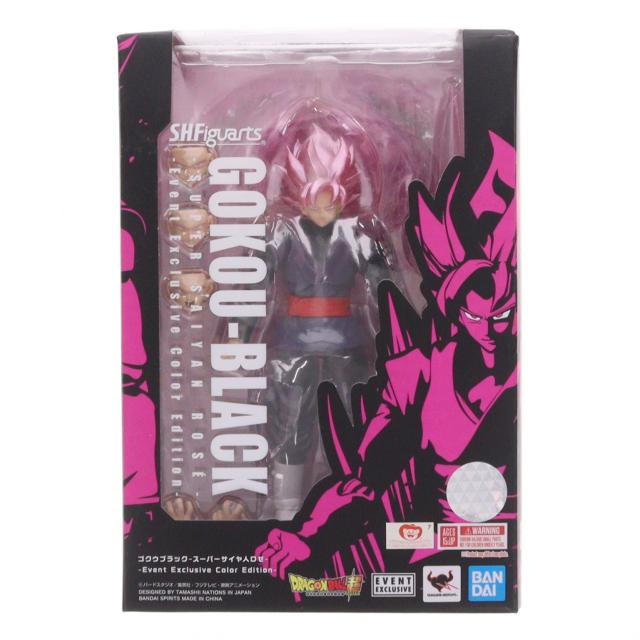 【中古即納】[FIG] 海外イベント限定 S.H.Figuarts(フィギュアーツ) ゴクウブラック(スーパーサイヤ人ロゼ) -Event Exclusive Color Edition- ドラゴンボール超(スーパー) 完成品 可動フィギュア バンダイスピリッツ(20190719) 16,709円