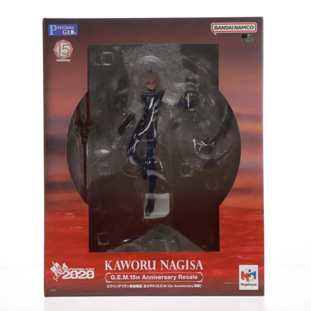 【中古即納】[FIG] Precious G.E.M.シリーズ 渚カヲル 15th Anniversary再販 ヱヴァンゲリヲン新劇場版 完成品 フィギュア プレミアムバンダイ 一部店舗 オンラインショップ限定 メガハウス(20241226)