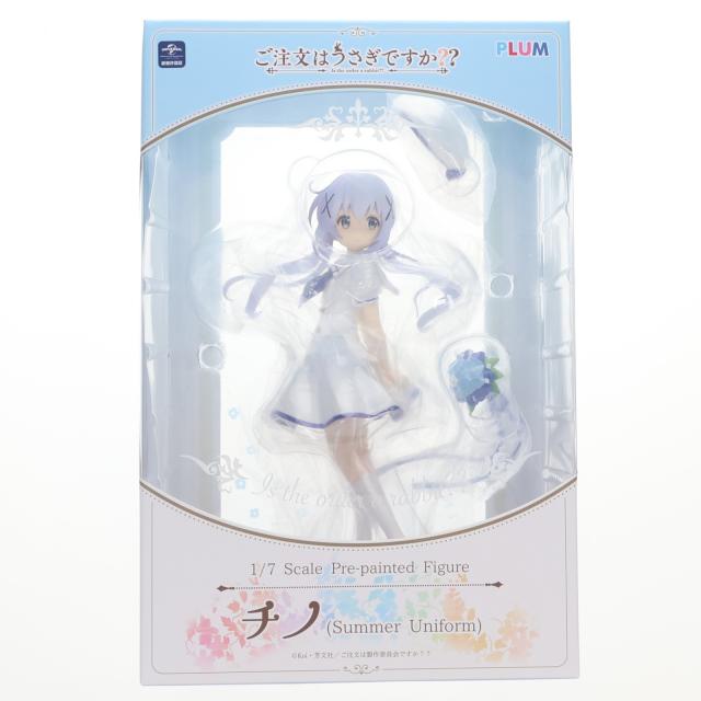 【中古即納】[FIG] (再販) チノ(Summer Uniform) ご注文はうさぎですか〜〜 1/7 完成品 フィギュア(PF181) PLUM(プラム)(20220701)