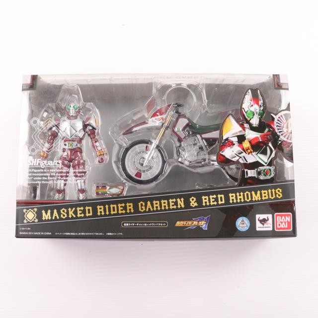 【中古即納】[FIG] S.H.Figuarts(フィギュアーツ) 仮面ライダーギャレン レッドランバスセット 仮面ライダー剣(ブレイド) 完成品 可動フィギュア バンダイ(20140823)