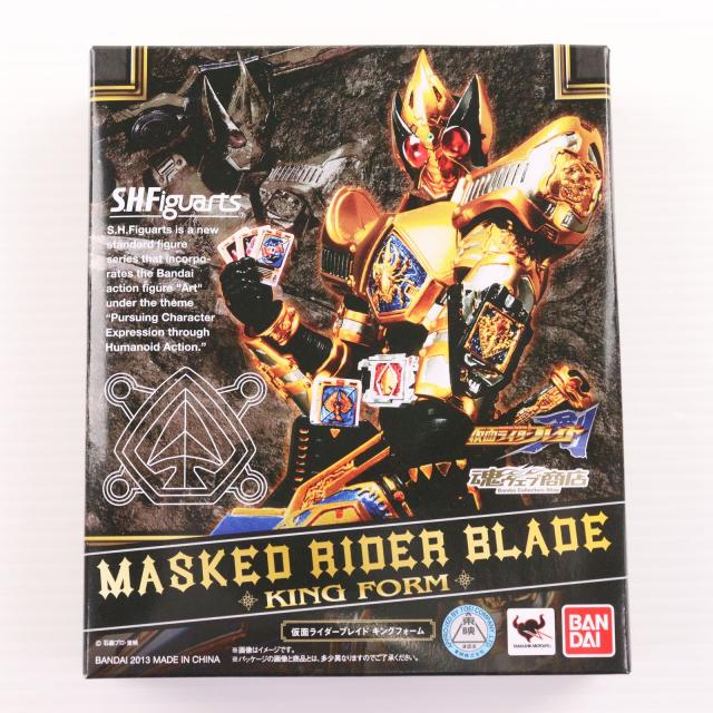 【中古即納】[FIG] 魂ウェブ商店限定 S.H.Figuarts(フィギュアーツ) 仮面ライダーブレイド キングフォーム 仮面ライダー剣(ブレイド) 完成品 可動フィギュア バンダイ(20131221)