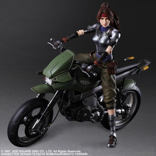 【中古即納】[FIG] PLAY ARTS改(プレイアーツ改) ジェシー バイクSET FINAL FANTASY VII REMAKE(ファイナルファンタジー7 リメイク) 完成品 可動フィギュア スクウェア・エニックス(20220722)