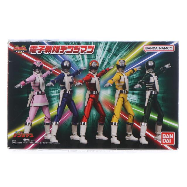 【中古即納】[FIG] (食玩) プレミアムバンダイ限定 SHODO SUPER 電子戦隊デンジマン 可動フィギュア バンダイ(20230124)