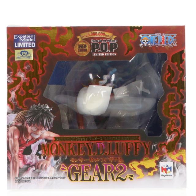【中古即納】[FIG] Portrait.Of.Pirates P.O.P LIMITED EDITION モンキー・D・ルフィ『ギア2』 ONE PIECE(ワンピース) 完成品 フィギュア 一部店舗 オンラインショップ限定 メガハウス(20260319)