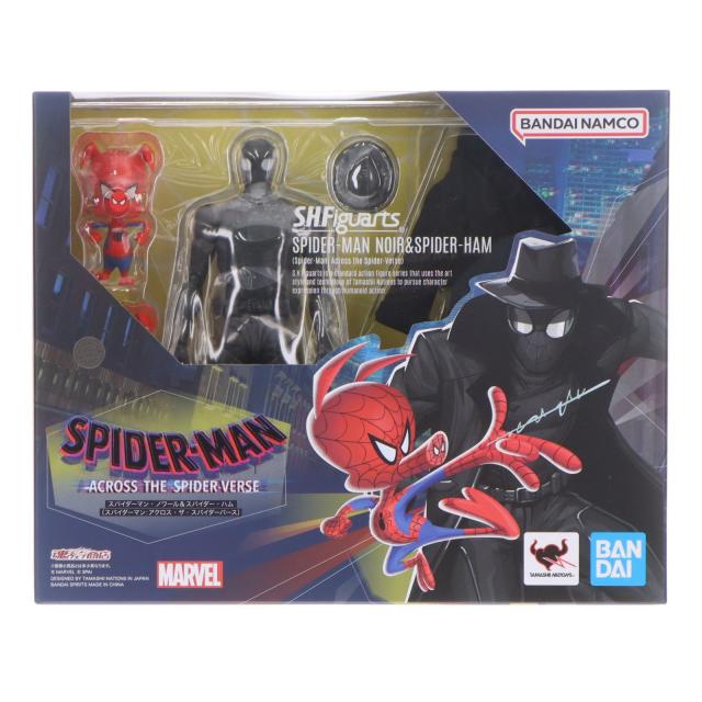 【中古即納】[FIG] S.H.Figuarts(フィギュアーツ) スパイダーマン・ノワール スパイダー・ハム(スパイダーマン:アクロス・ザ・スパイダーバース) 完成品 可動フィギュア バンダイスピリッツ(20250624)