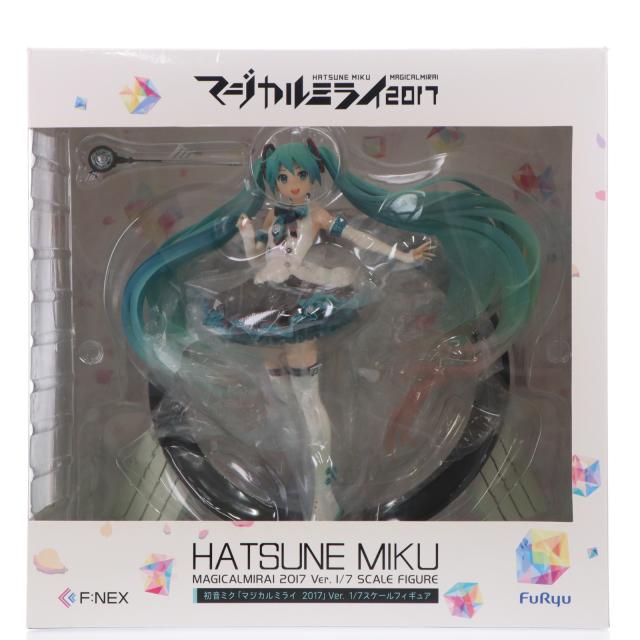 【中古即納】[FIG] ラバーストラップ嘱する 初音ミク「マジカルミライ 2017」Ver. 人となり・歌唱・続きもの01 初音ミク 1/7 為し遂げる品 図形 マジカルミライ2017 F:NEX あみあみ押さえる(AMU-FNX101) フリュー(20180228)