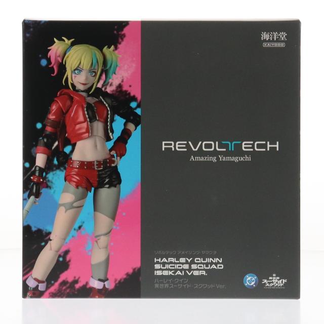 【中古即納】[FIG] 海洋堂直営店限定特典付属 リボルテック アメイジング・ヤマグチ ハーレイ・クイン 異世界スーサイド・スクワッドVer. 完成品 可動フィギュア(NR082) 海洋堂(20260131)