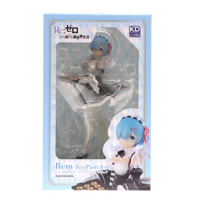 【中古即納】[FIG] レム お茶会Ver. Re:ゼロから始める異世界生活 1/7 完成品 フィギュア KADOKAWA(カドカワ)(20200520)