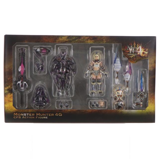 【中古即納】[FIG] イーカプコン限定 カプコンフィギュアビルダー フル可動CFBアクションモデル 4体セット モンスターハンター4G 完成品 可動フィギュア カプコン(20141011)