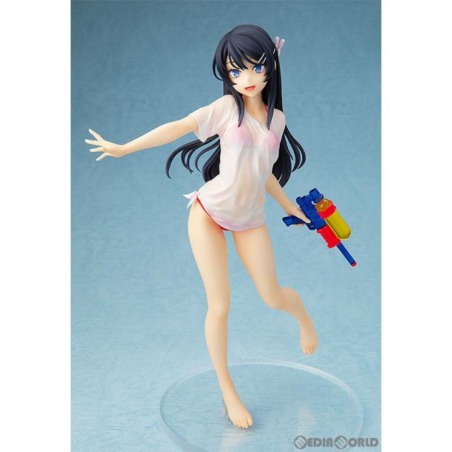 【中古即納】[FIG] (再販) 桜島麻衣(さくらじままい) 水鉄砲デートver. 青春ブタ野郎はバニーガール先輩の夢を見ない 1/7 完成品 フィギュア キャラアニ(20220318)