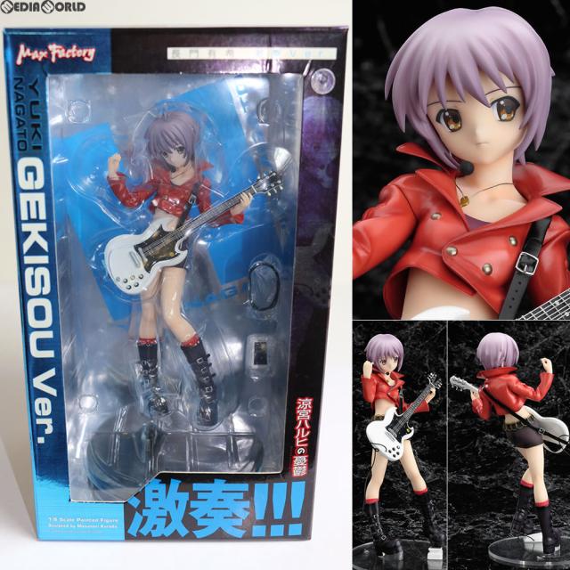 【中古即納】[FIG] 長門有希(ながとゆき) 激奏Ver. 涼宮ハルヒの憂鬱 1/8 完成品 フィギュア マックスファクトリー(20090516)
