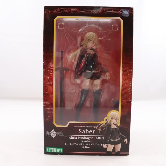 【中古即納】[FIG] セイバー/アルトリア・ペンドラゴン[オルタ] 私服ver. Fate/Grand Order(フェイト/グランドオーダー) 1/7 完成品 フィギュア(PP745) コトブキヤ(20181118)