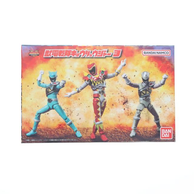 【中古即納】[FIG] (食玩) プレミアムバンダイ限定 SHODO SUPER 獣電戦隊キョウリュウジャー3 可動フィギュア バンダイ(20250331)