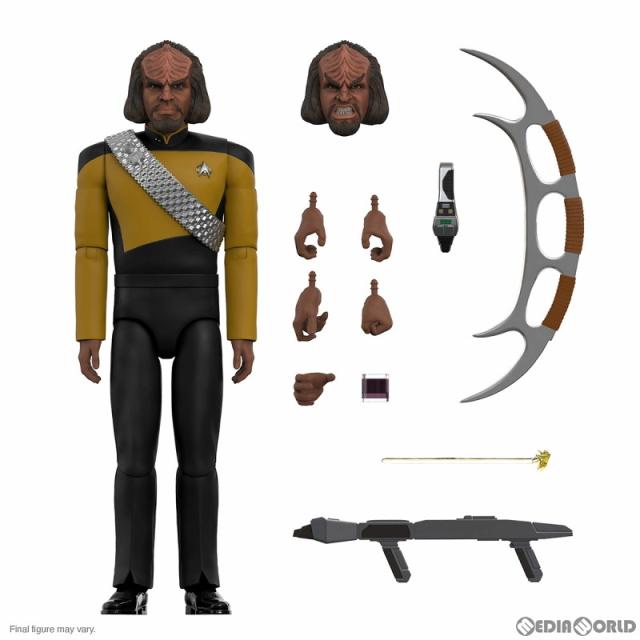 【中古即納】[FIG] アルティメイト 7インチ アクションフィギュア ウォーフ Star Trek(スタートレック) ザ・ネクスト・ジェネレーション 完成品 可動フィギュア スーパー7(20240331)
