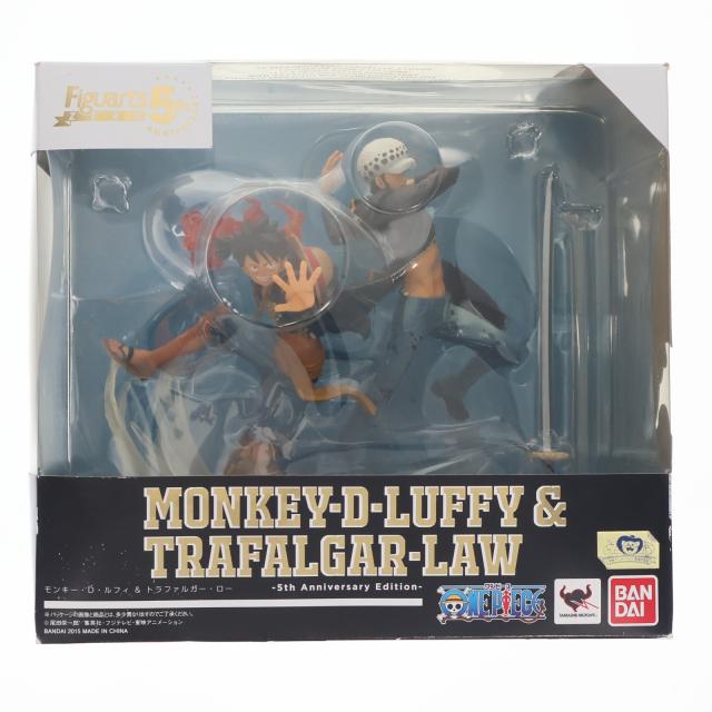 【中古即納】[FIG] フィギュアーツZERO モンキー・D・ルフィ＆トラファルガー・ロー -5th Anniversary Edition- ワンピース(20151212) 10,516円