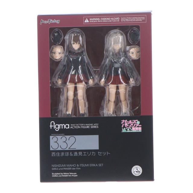 【中古即納】[FIG] figma(フィグマ) 332 西住まほ 逸見エリカ(にしずみまほ いつみえりか) セット ガールズ パンツァー 劇場版 完成品 可動フィギュア マックスファクトリー(20170531)