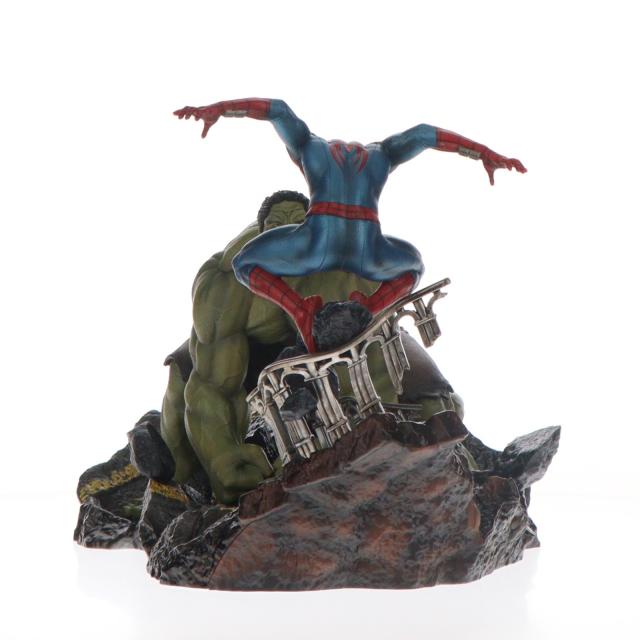 中古即納】[FIG] Last賞 スパイダーマン・ハルク ジオラマスタチュー