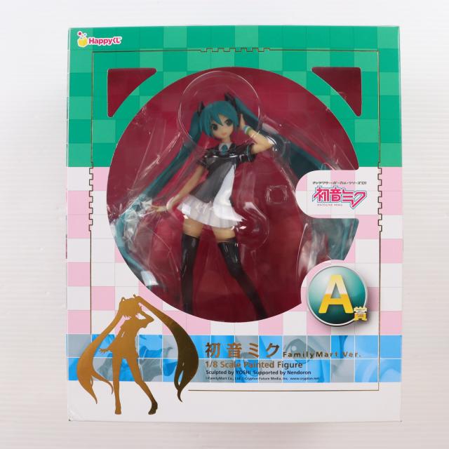 【中古即納】[FIG] ファミリーマート限定 A賞 初音ミク FamilyMart Ver. 1/8 スケールフィギュア Happyくじ 初音ミク 2012 キャラクター・ボーカル・シリーズ01 初音ミク プライズ サニーサイドアップ(20120820)