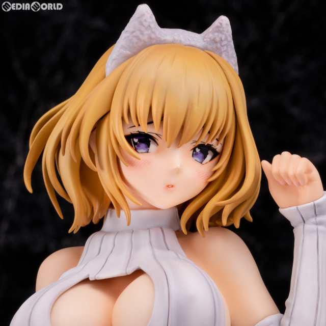 【中古即納】[FIG]キャットなガール しろねこちゃん illustration by 魔太郎 BLACK WHITE(ブラック ホワイト) 1/6 完成品 フィギュア ダ