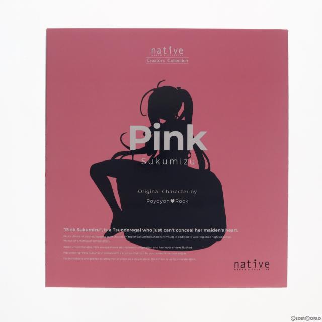 【中古即納】[FIG] ポストカード付属 好久水(すくみず) ぴんく ぽよよん ろっくオリジナルキャラクター 1/5.5 完成品 フィギュア ネイティブオンラインショップ FANZA限定 ネイティブ(20230630)