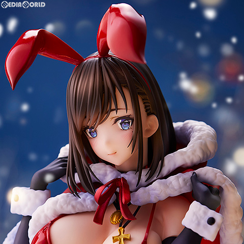 【中古即納】[FIG] ポストカード付属 ネイティブクリエイターズコレクション クリスマス☆バニー 魔太郎オリジナルキャラクター 1/6 完成品 フィギュア ネイティブオンラインショップ FANZA限定 Pink・Cat(ピンク・キャット)/ネイティブ(20200531)