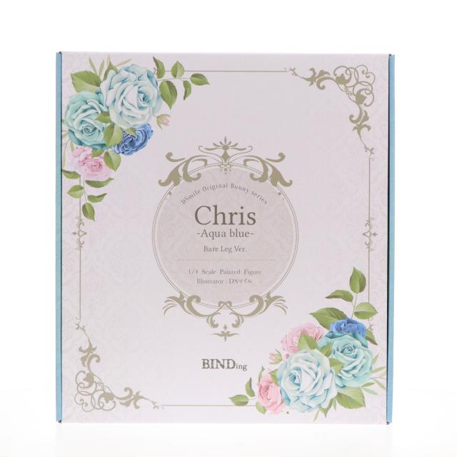 【中古即納】[FIG] クリエイターズコレクション Chris-Aqua blue-:Bare Leg Ver. DSmile Original Bunny series 1/4 完成品 フィギュア ネイティブオンラインショップ FANZA限定 BINDing(バインディング)(20240723)