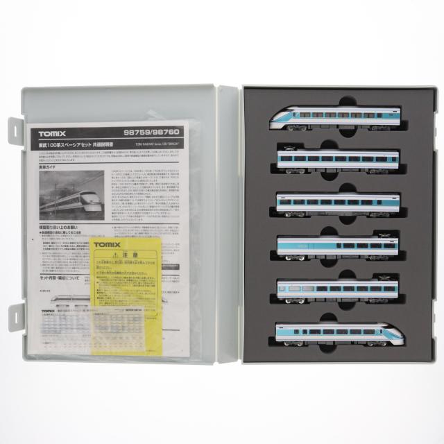 【中古即納】[RWM] 98760 東武100系スペーシア(粋カラー)セット(6両)(動力付き) Nゲージ 鉄道模型 TOMIX(トミックス)(20211023)の通販は