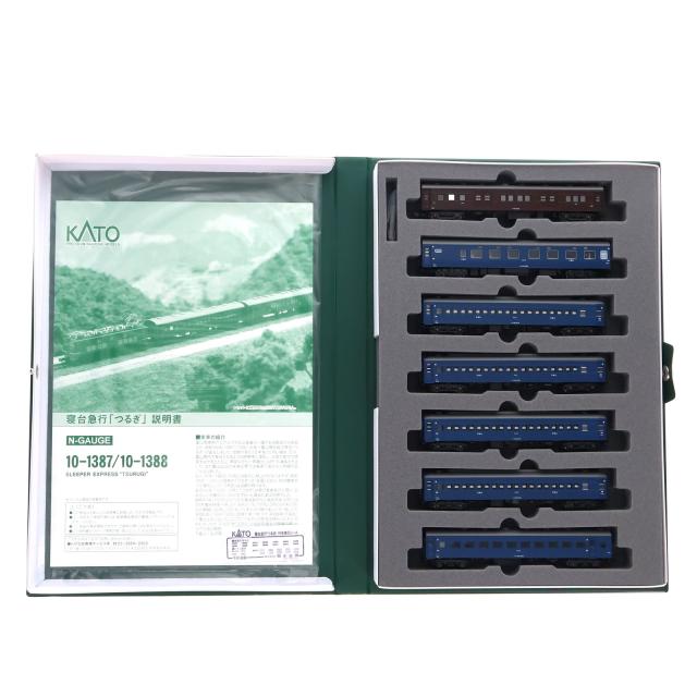 KATO 10-1387.10-1388 寝台急行「つるぎ」基本＋増結セット KATO 10