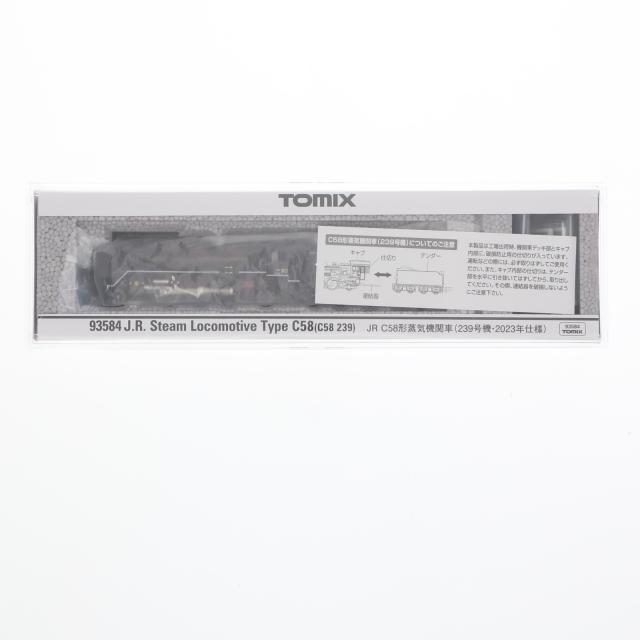 【中古即納】[RWM] 93584 JR C58形蒸気機関車(239号機・2023年仕様)(動力付き) Nゲージ 鉄道模型 TOMIX(トミックス)(20240320)_2