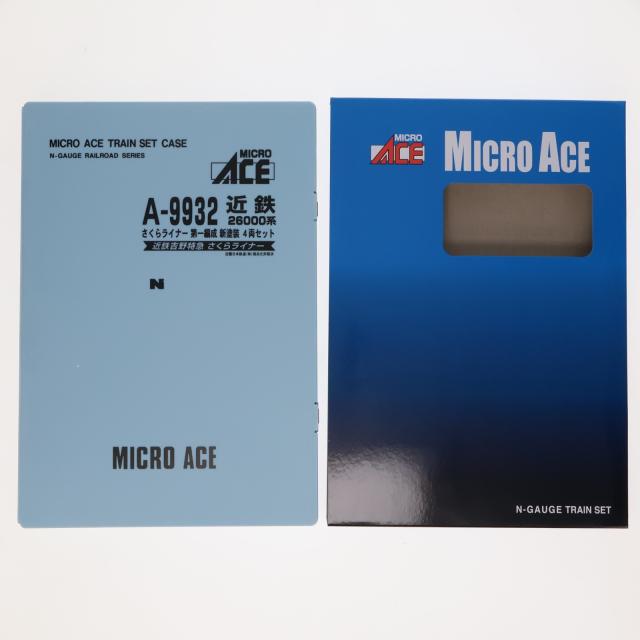 【中古即納】[RWM] A9932 近鉄26000系 さくらライナー 第一編成 新塗装 4両セット(動力付き) Nゲージ 鉄道模型 MICRO ACE(マイクロエース)(20221210)_1
