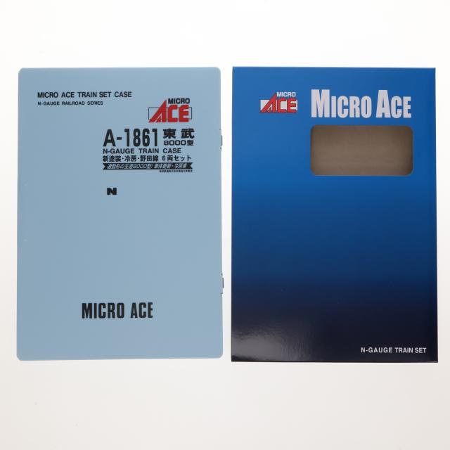 【中古即納】[RWM] A1861 東武8000型・新塗装・冷房・野田線 6両セット(動力付き) Nゲージ 鉄道模型 MICRO ACE(マイクロエース)(20180601)_1