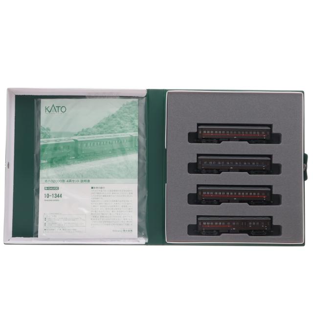【中古即納】[RWM] 10-1344 特別企画品 オハ32000形 4両セット(動力無し) Nゲージ 鉄道模型 KATO(カトー)(20160428)