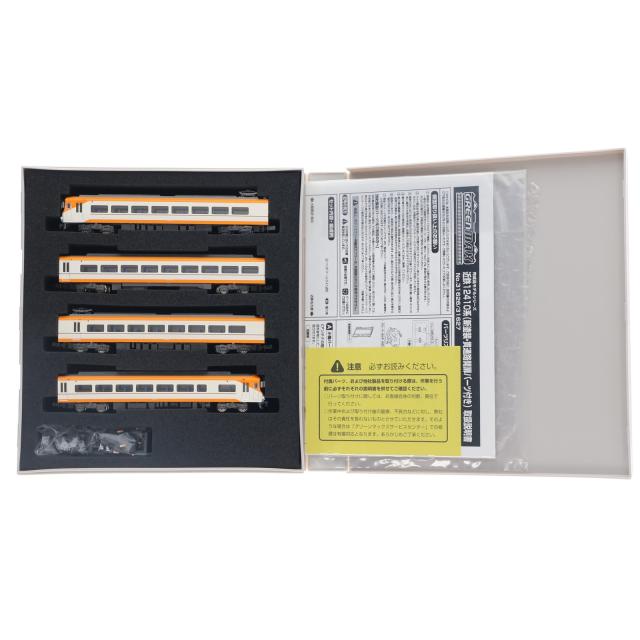 【中古即納】[RWM] 31627 近鉄12410系 12415編成・新塗装・貫通路開扉パーツ付き 増結4両編成セット(動力無し) Nゲージ 鉄道模型 GREENMAX(グリーンマックス)(20220928)