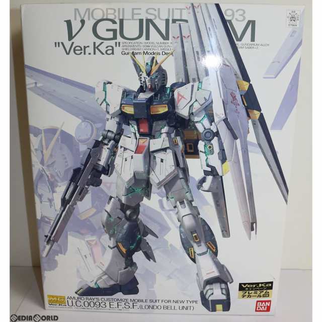 【中古即納】[PTM]プレミアムデカール付属 MG 1/100 RX-93 νガンダム Ver.Ka 機動戦士ガンダム 逆襲のシャア プラモデル バンダイ(20180