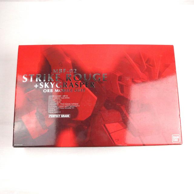 【中古即納】[PTM] PG 1/60 MBF-02 ストライクルージュ+スカイグラスパー 機動戦士ガンダムSEED(シード) プラモデル(0138257) バンダイ(20050827)の通販は