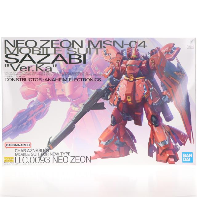 【中古即納】[PTM] (再販) MG 1/100 MSN-04 サザビー Ver.Ka 機動戦士ガンダム 逆襲のシャア プラモデル(5055457) バンダイスピリッツ(20260121)