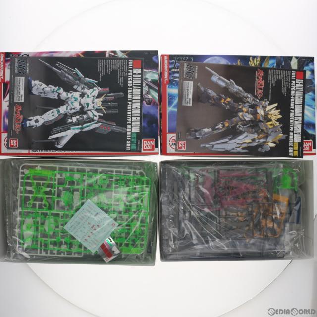 【中古即納】[PTM] ガンダムフロント東京限定 HGUC 1/144 RX-0 ユニコーンガンダム(デストロイモード) RX-0[N] ユニコーンガンダム2号機 バンシィ・ノルン(デストロイモード) Ver.GFT Strikes ODAIBA SET 機動戦士ガンダムUC プラモデル(0193492) バンダイ(20140802)