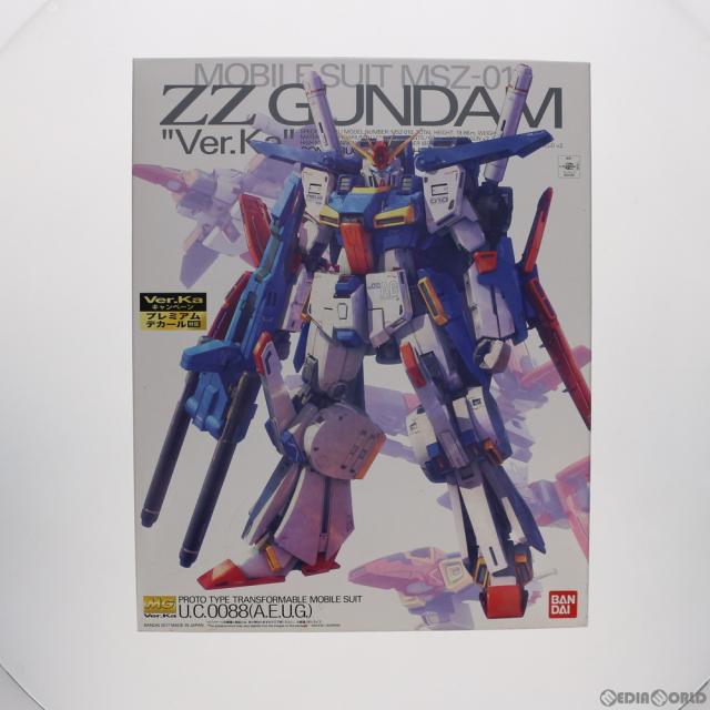 【中古即納】[PTM] MG 1/100 MSZ-010 ダブルゼータガンダム Ver.Ka 工作下士官兵火器防波堤ZZ(ダブルゼータ) 割り増し金デ長い巻き毛同梱版 プラモデル(0222236) バンダイ(20170923)