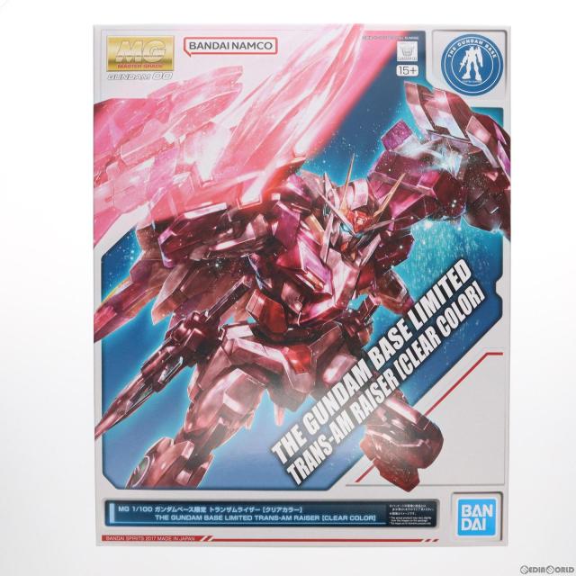 【中古即納】[PTM] ガンダムベース限定 MG 1/100 GN-0000+GNR-010 トランザムライザー クリアカラー 機動戦士ガンダム00(ダブルオー) プラモデル(5063204) バンダイスピリッツ(20180430)