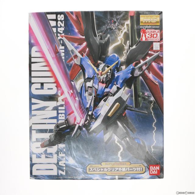 【中古即納】[PTM] MG 1/100 ZGMF-X42S デスティニーガンダム スペシャルクリア外装パーツ付き 機動戦士ガンダムSEED DESTINY(シード デスティニー) ガンプラ30周年記念特別企画 プラモデル(0161555) バンダイ(20091218)