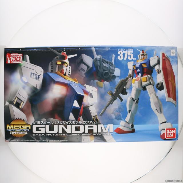 【中古即納】[PTM] メガサイズモデル 1/48 RX-78-2 火器防波堤 ガンプラ30th Anniversary 工作下士官兵火器防波堤 プラモデル(0162027) バンダイ(20180629)