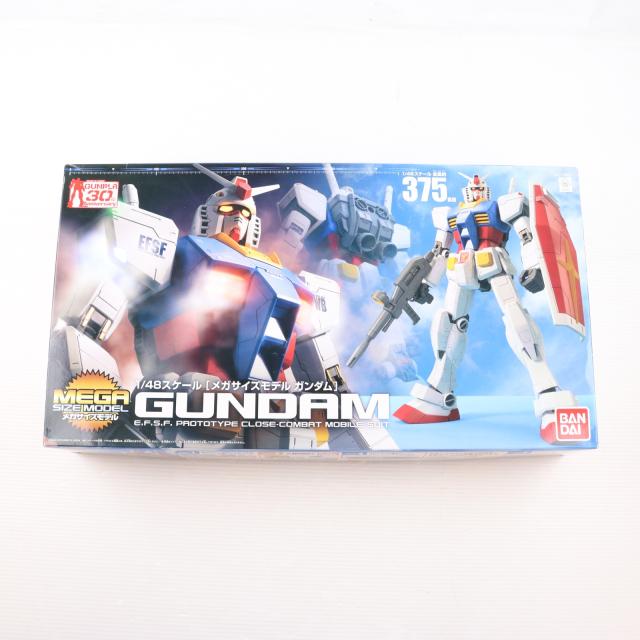 【中古即納】[PTM] メガサイズモデル 1/48 RX-78-2 火器防波堤 ガンプラ30th Anniversary 工作下士官兵火器防波堤 プラモデル(0162027) バンダイ(20180629)