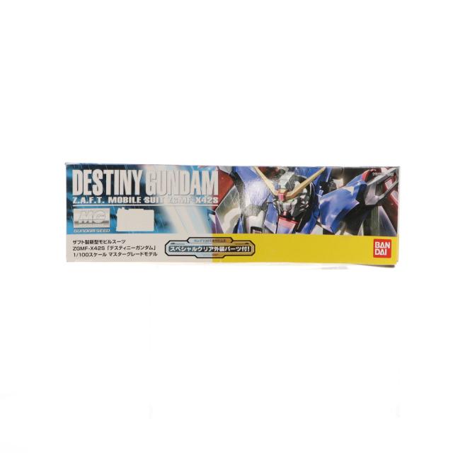 【中古即納】[PTM] MG 1/100 ZGMF-X42S デスティニーガンダム スペシャルクリア外装パーツ付き 機動戦士ガンダムSEED DESTINY(シード デスティニー) ガンプラ30周年記念特別企画 プラモデル(0161555) バンダイ(20091218)_2